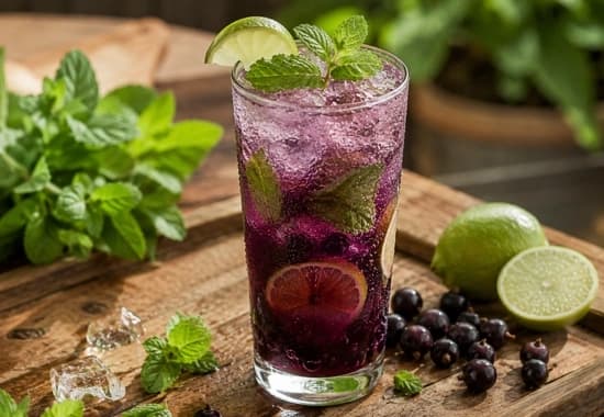 Black Currant Mojito