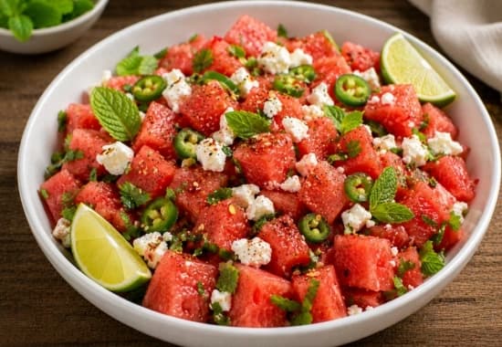 Spicy Watermelon Salad